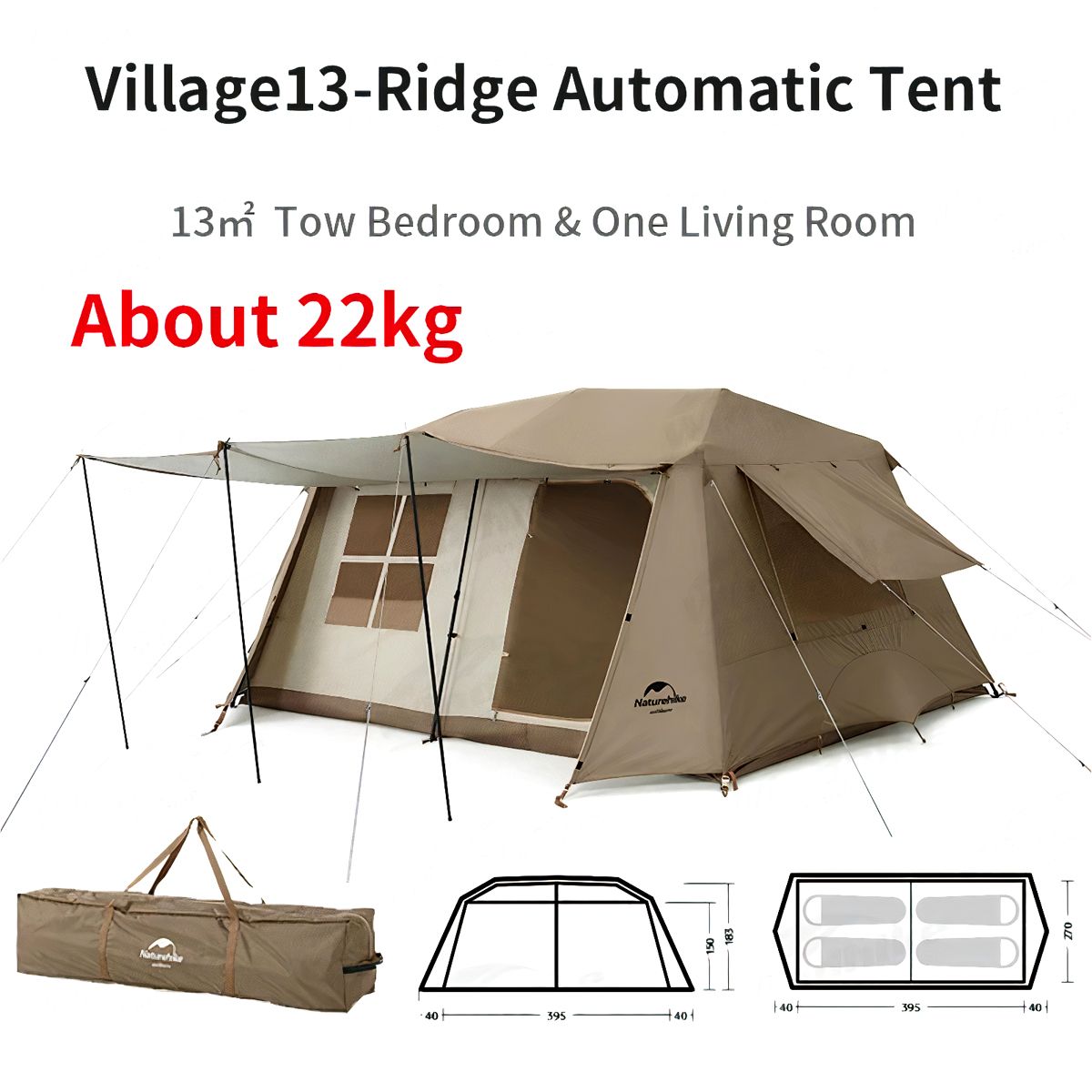  Lều Mông Cổ Glamping Naturehike – Village 13 