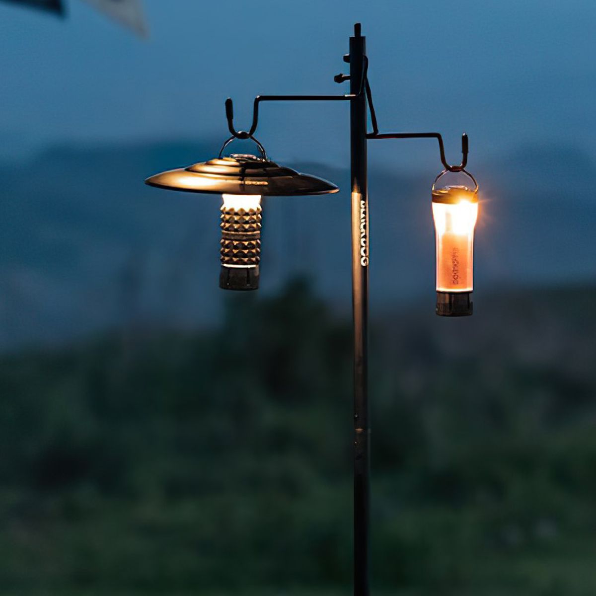  Mâm Lục Giác Bằng Nhôm Cắm Trại Blackdog Camping Lamp Stand Hex Tray BD-DP001 
