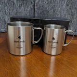  Ly Cách Nhiệt 2 Lớp Cắm Trại Du Lịch Snowpeak Stainless Vacuum-Insulated Mug In 300ml - 450Ml 