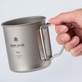  Ly Titan Siêu Bền Và Siêu Nhẹ Cắm Trại Du Lịch Snowpeak Titanium Single Wall Cup 220ml – 450ml 
