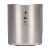 Ly Titanium 2 Lớp Giữ Nhiệt Snowpeak Ti-Double H200 - H450 Stacking Mug 200ml – 450ml 
