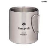  Ly Cách Nhiệt 2 Lớp Cắm Trại Du Lịch Snowpeak Stainless Vacuum-Insulated Mug In 300ml - 450Ml 