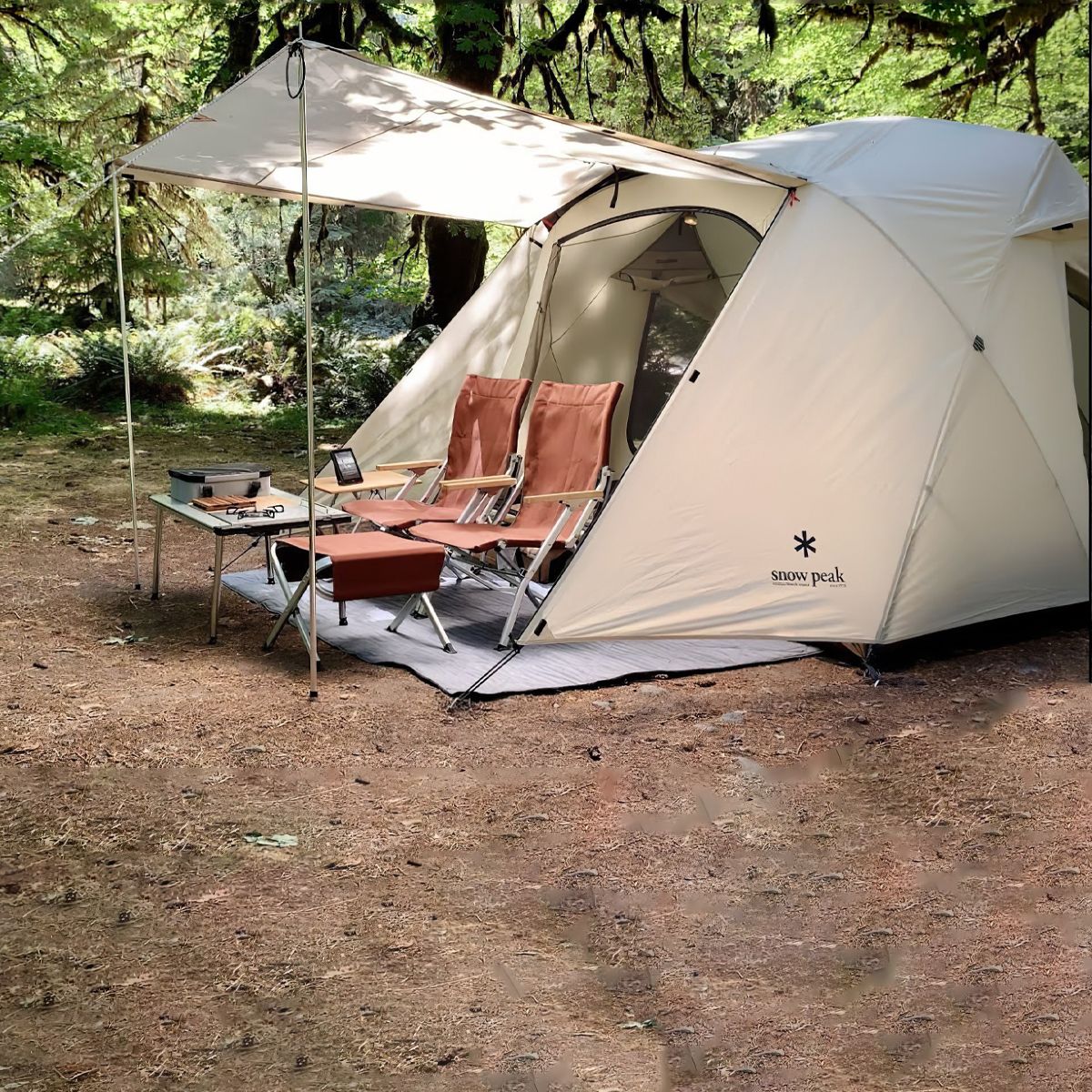  Lều Cắm Trại Chống Thấm Nước, Xử Lý Cắt Tia UV, Chống Cháy 68D Snowpeak Alpha Breeze Sd-480-Iv-Us 
