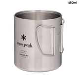  Ly Cách Nhiệt 2 Lớp Cắm Trại Du Lịch Snowpeak Stainless Vacuum-Insulated Mug In 300ml - 450Ml 