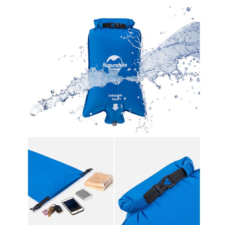 Đệm Hơi Cắm Trại 2 người nằm Naturehike Nylon TPU Inflatable Mattess for 2P 