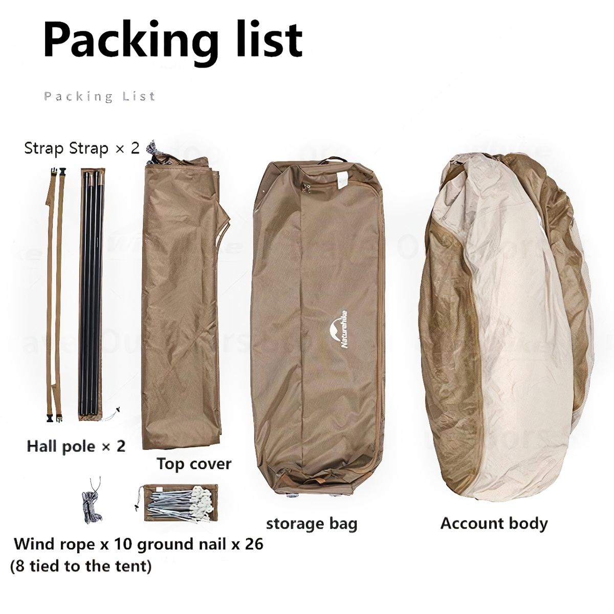  Mẫu Lều Cắm Trại 3 Gian Naturehike Glamping – Village 17 