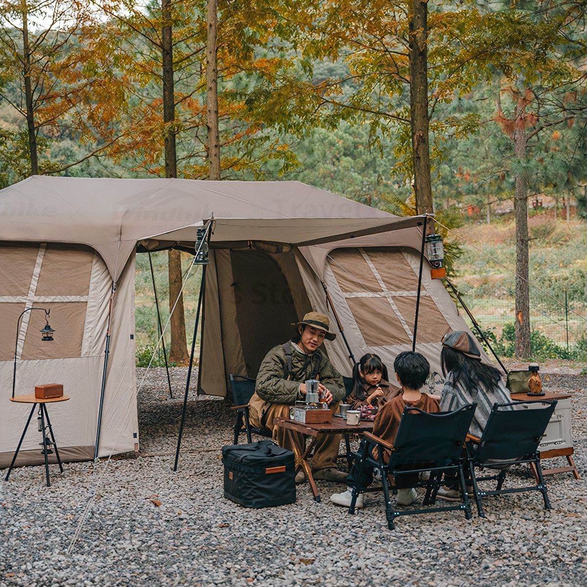  Mẫu Lều Cắm Trại 3 Gian Naturehike Glamping – Village 17 