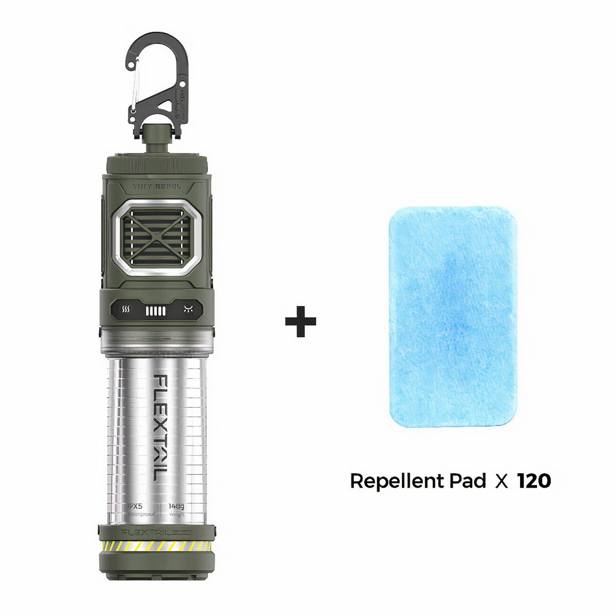  Máy đuổi muỗi kiêm đèn dã ngoại TINY REPEL- 3 IN 1 Mosquito Repellent with Camping Lantern 