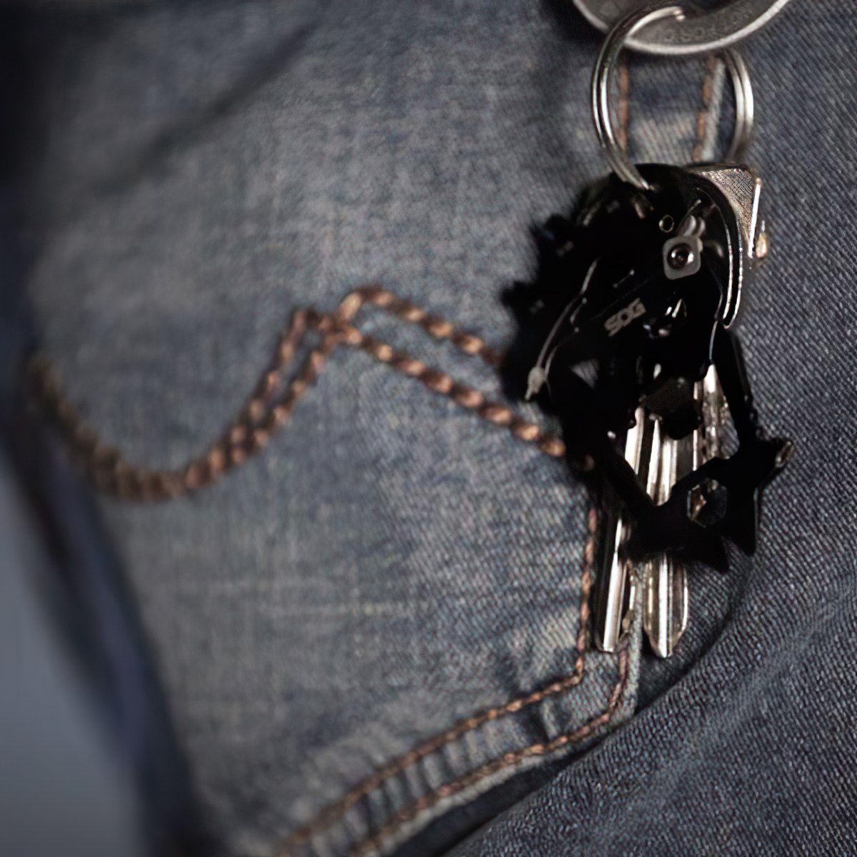  Móc Chìa Khóa Cắm Trại SOG Macv Keychain Tool 