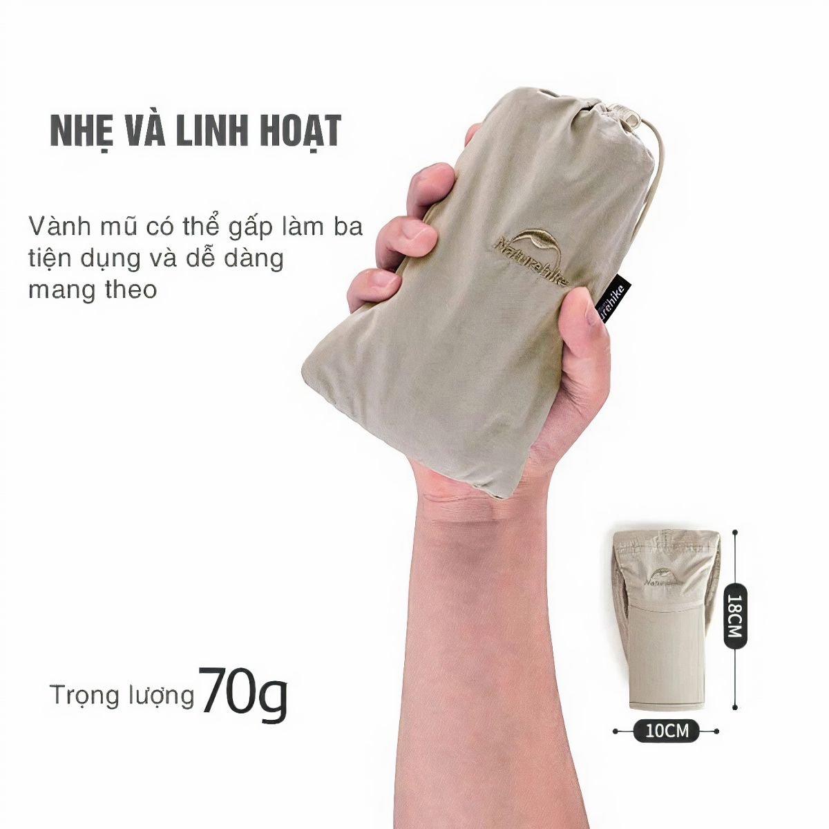  Mũ Lưỡi Trai Gấp Gọn Nam Nữ Naturehike 