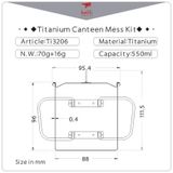  Ca titanium 1 lớp có tay cầm (550ml) 
