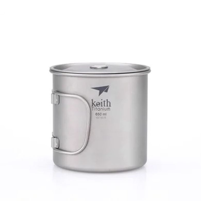  Ca titanium 1 lớp có tay cầm (650ml) 