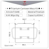  Ca titanium 1 lớp có tay cầm (650ml) 