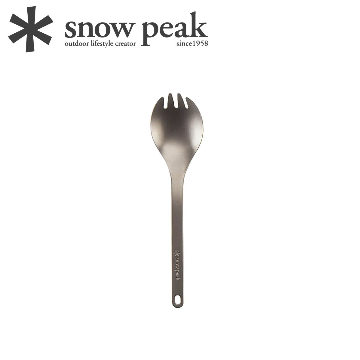  Muỗng Cắm Trại Snowpeak Titanium Spork 