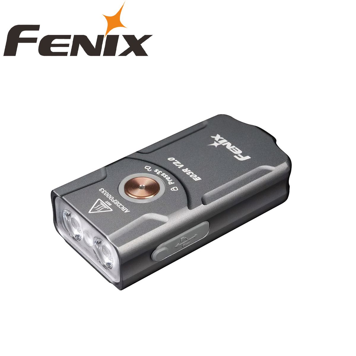  Đèn pin móc khóa FENIX E03R v2 sáng 500lm chiếu xa 90m sạc USB C 