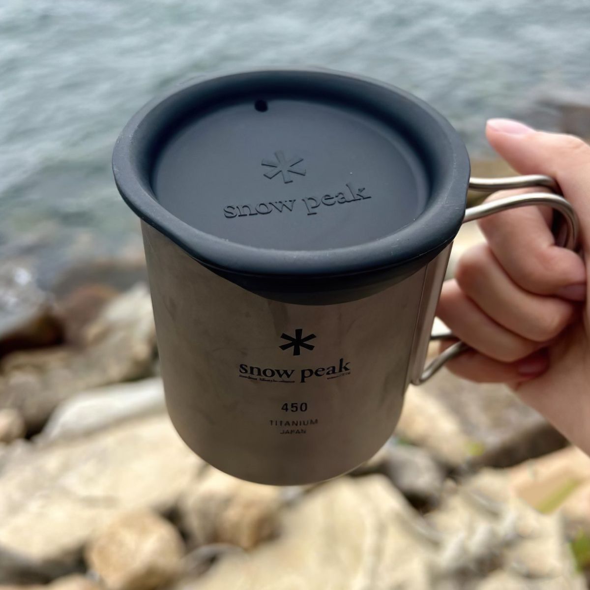  Nắp Đậy Ly Snowpeak 450ml Double Mug Silicone Lid 