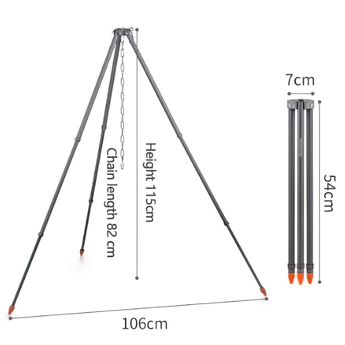  Naturehike Bộ Nồi Treo Cắm Trại NH19CJ003 Hai Mẫu 6 Và 10 Lít 