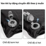 Nệm Hơi Tự Bơm Cắm Trại Blackdog 