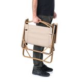  Ghế Xếp Cắm Trại Tựa Lưng Khung Vân Gỗ Naturehike Portable Outdoor NH19Y002-D 