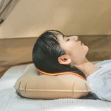  Gối Hơi Cắm Trại Du Lịch Văn Phòng Cắm Trại Naturehike PU Flocking Comfortable Sleeping Pillow 