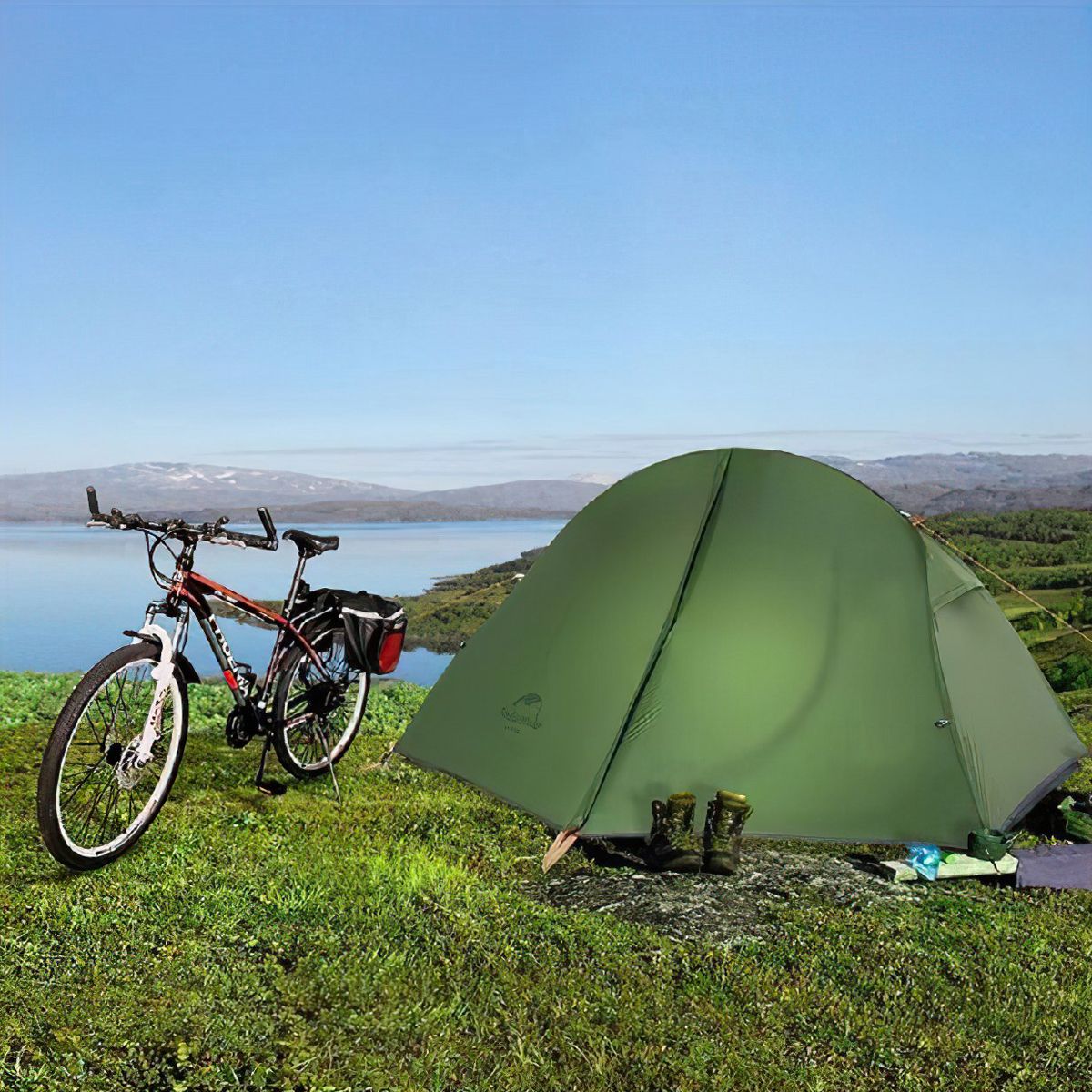  Lều Cắm Trại 1 Người Naturehike Chính Hãng, Chống Nước, Chống Tia Uv 