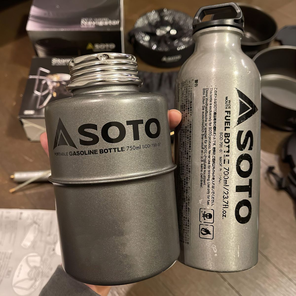  Bình Đựng Nhiên Liệu Cắm Trại Du Lịch Soto Portable Gasoline Bottle 750Ml 