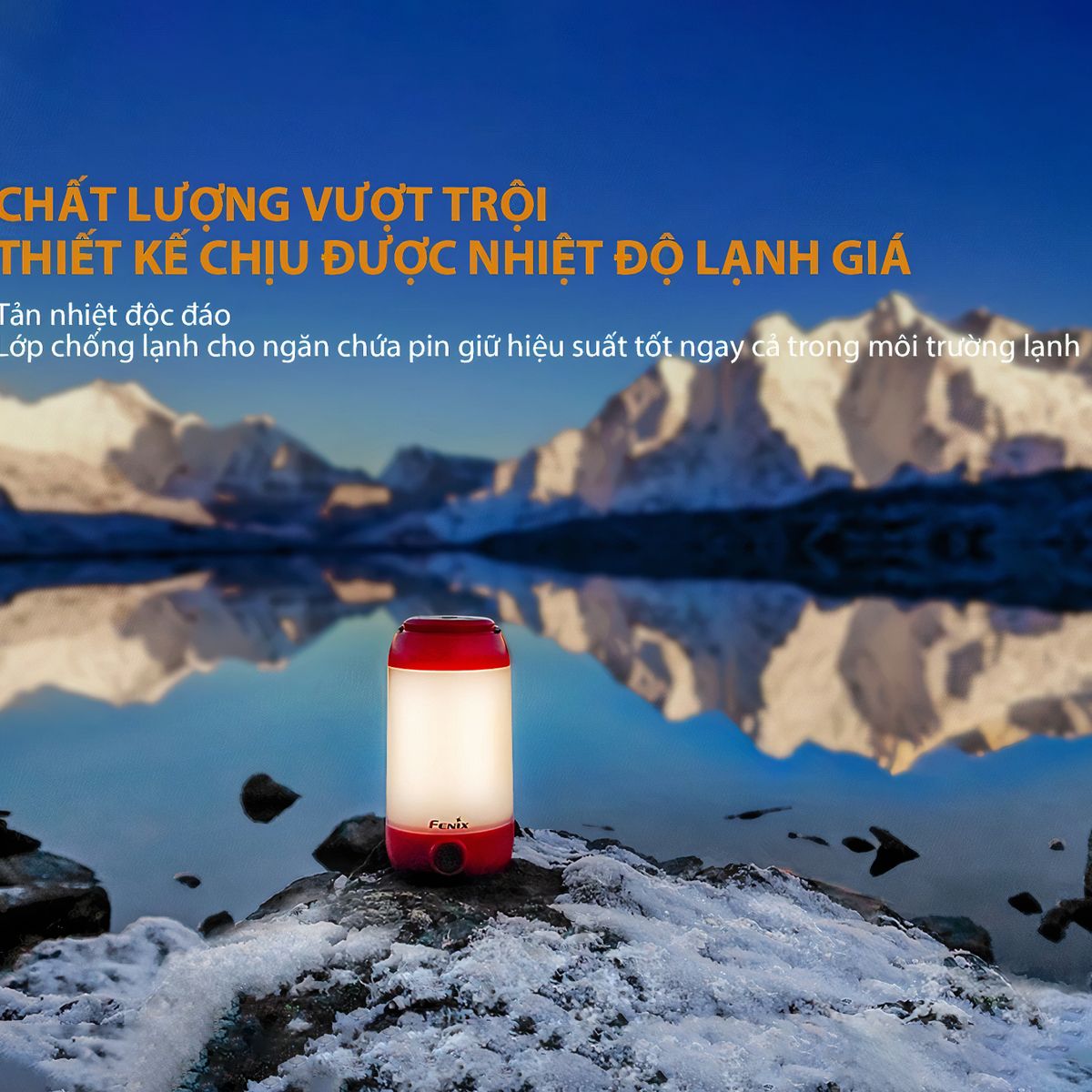  Đèn Pin Cắm Trại FENIX CL26R Độ Sáng 400 Lumen 
