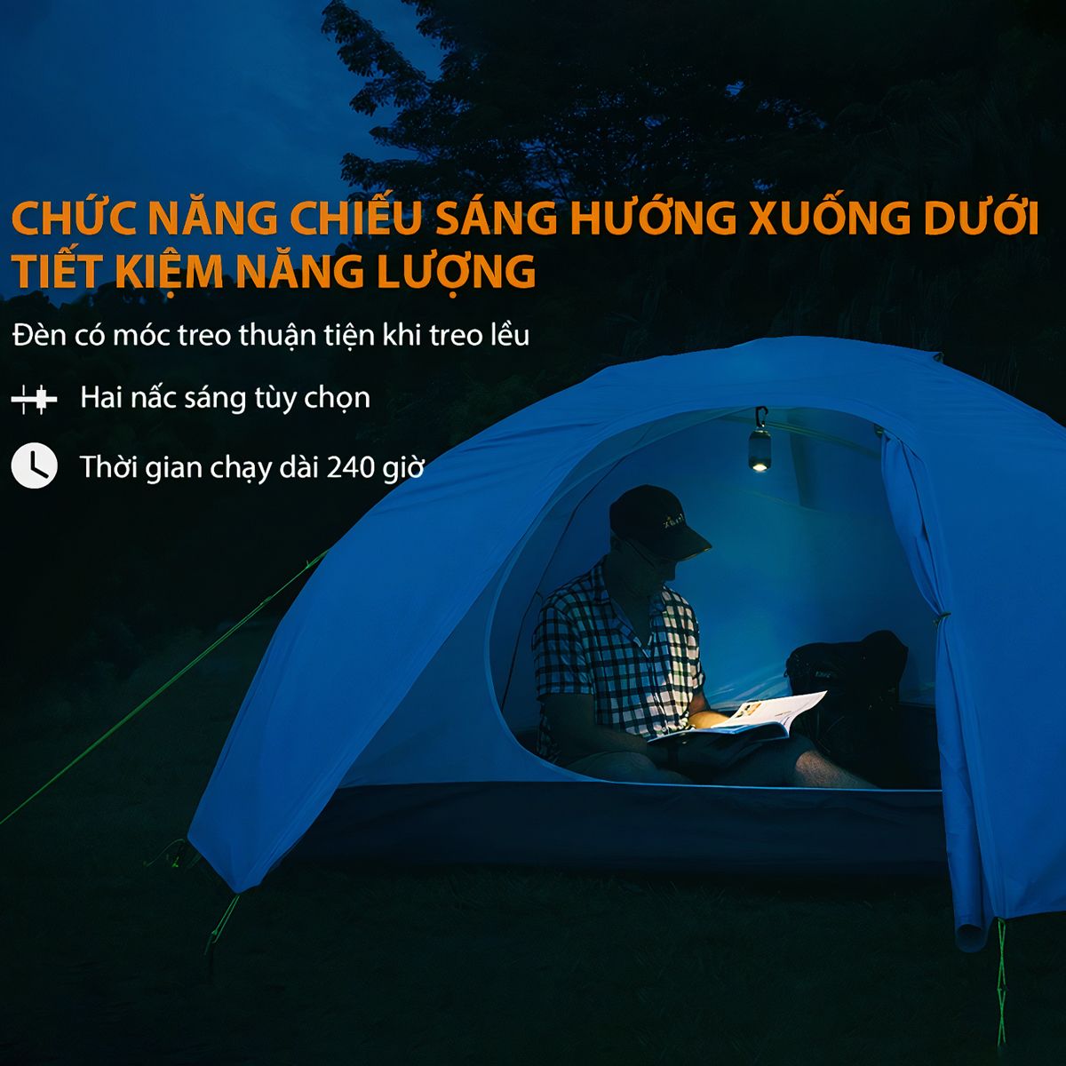  Đèn Pin Cắm Trại FENIX CL26R Độ Sáng 400 Lumen 