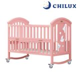  Nôi Cũi Đa Năng 6 Chế Độ Chilux Peace – Pink ( COMBO 2 ) 