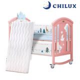  Nôi Cũi Đa Năng 6 Chế Độ Chilux Peace – Pink ( COMBO 4 ) 