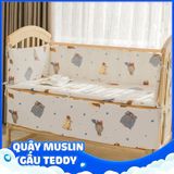  Nôi Gỗ Cho Bé 6 Chế Độ Chilux Peace – Natural ( COMBO 4 ) 