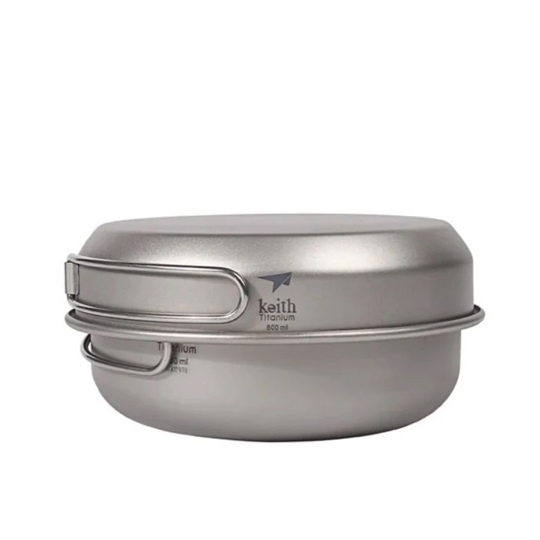  Nồi Keith 3-Piece Titanium Pot and Pan Cook Set 