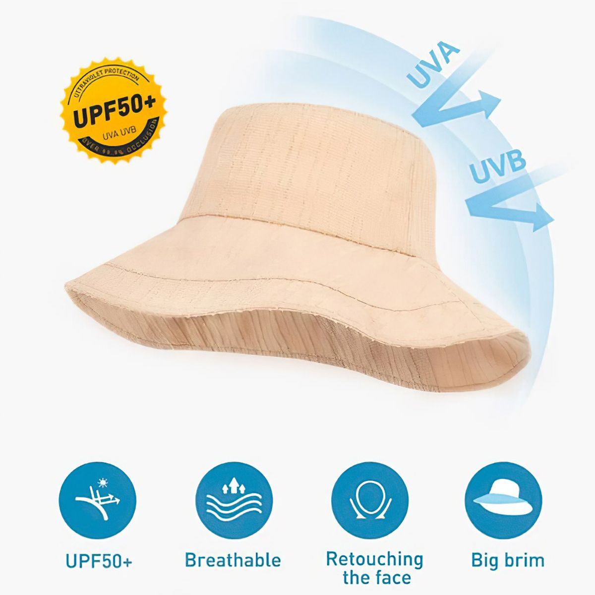  Naturehike Nón Tai Bèo Rộng vành Cắm Trại NH21FS536 