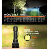  Đèn Pin Cắm Trại Du Lịch ACEBEAM P18 Defender Sáng 5000Lumen Chiếu Xa 629M Pin 21700 Sạc Usb C Công Tắc Kép Phản Ứng Nhanh 