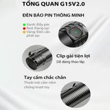 Đèn Pin KLARUS G15 V2 Độ Sáng 4200 Lumen 