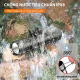  Đèn Pin Cắm Trại Du Lịch KLARUS GL4 Gắn Ray S-Ú-N-G Sáng 3300 Lm Chiếu Xa 370M Sạc Usb-C Pin 21700 5000Mah 