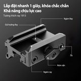 Đèn Pin Cắm Trại Du Lịch KLARUS GL4 Gắn Ray S-Ú-N-G Sáng 3300 Lm Chiếu Xa 370M Sạc Usb-C Pin 21700 5000Mah 