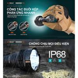  Đèn Pin Cắm Trại Du Lịch ACEBEAM P18 Defender Sáng 5000Lumen Chiếu Xa 629M Pin 21700 Sạc Usb C Công Tắc Kép Phản Ứng Nhanh 