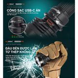  Đèn Pin Cắm Trại Du Lịch ACEBEAM P18 Defender Sáng 5000Lumen Chiếu Xa 629M Pin 21700 Sạc Usb C Công Tắc Kép Phản Ứng Nhanh 