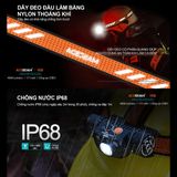  Đèn Pin Đội Đầu Cắm Trại Acebeam H30 Độ Sáng 4000 Lumen Sáng Trắng, Kèm Pin 21700 5100Mah, Cổng Sạc Usb-C Powerbank 