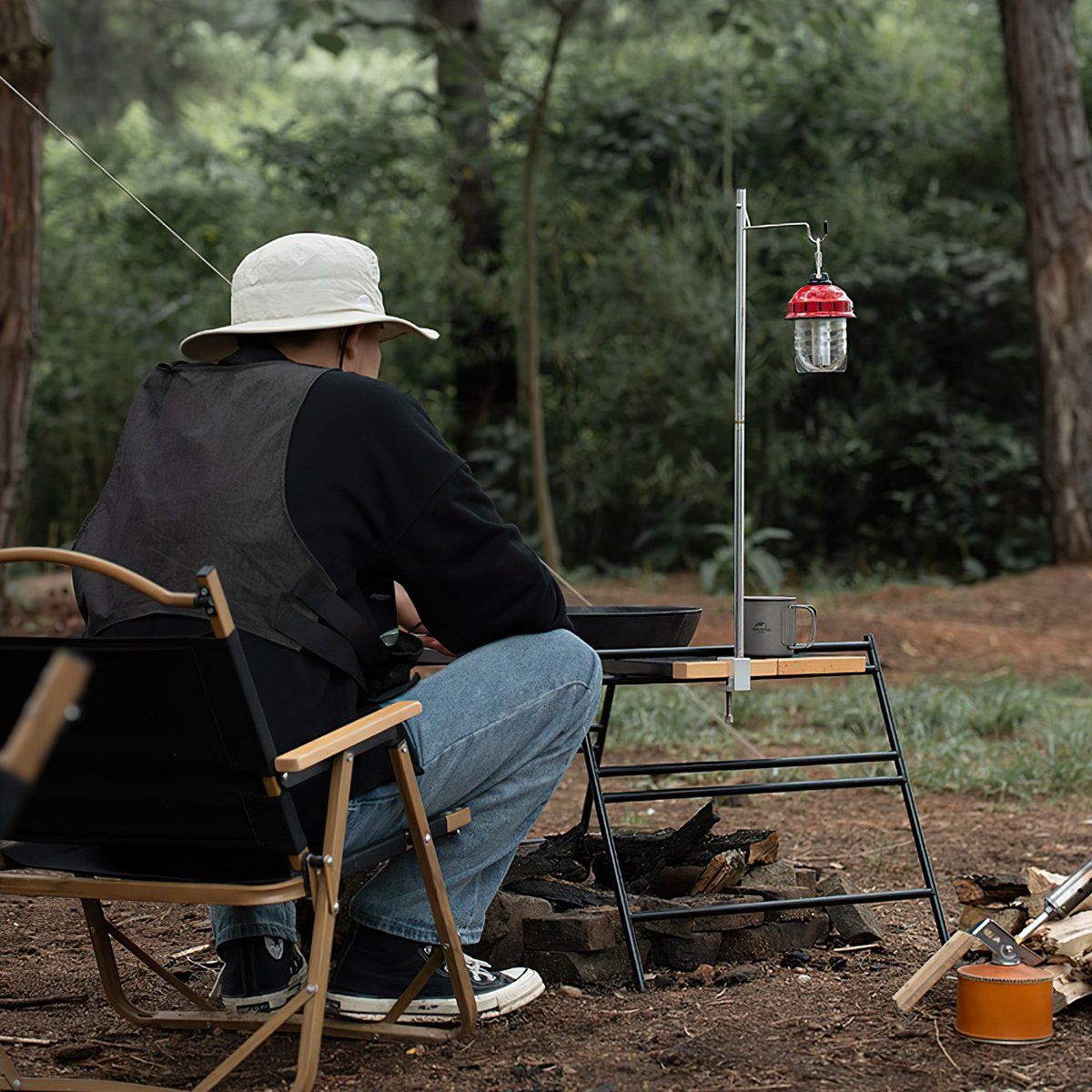  Giá Treo Đèn Cắm Trại Gấp Gọn Naturehike Foldable Lamp Holder 