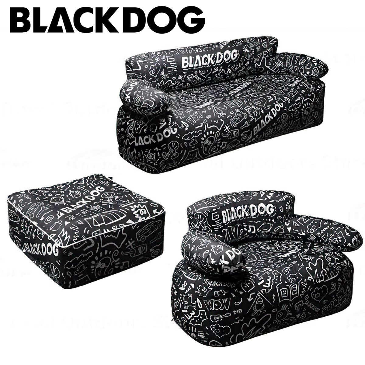  Ghế Sofa Cắm Trại Di Động Có Kèm Bơm BlackDog 
