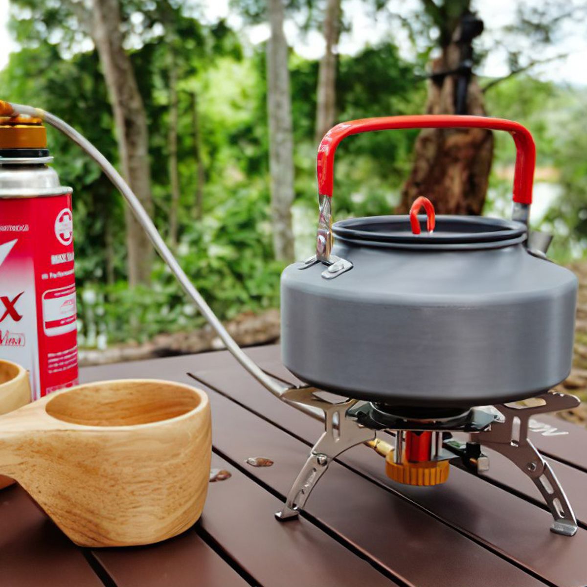  Ấm Đun Nước Cắm Trại Du Lịch Naturehike Outdoor Picnic Teapot 