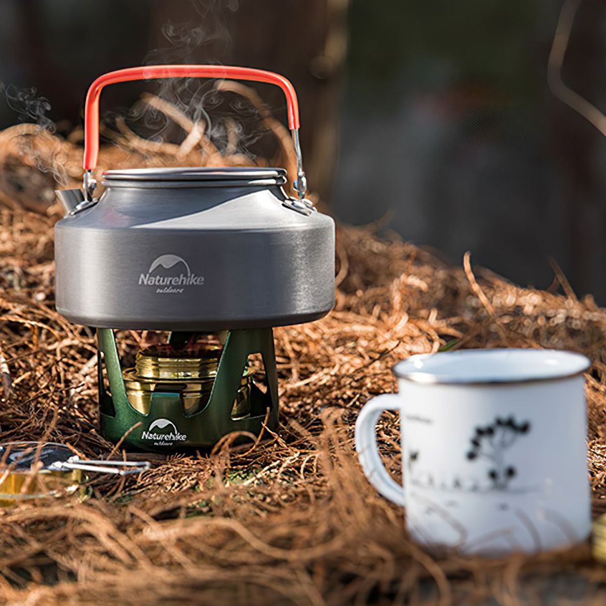  Ấm Đun Nước Cắm Trại Du Lịch Naturehike Outdoor Picnic Teapot 