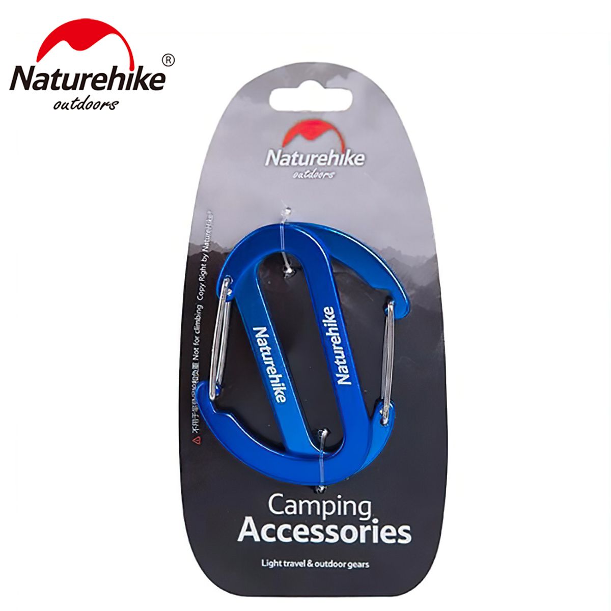  Móc Chìa Khoá Edc Làm Từ Hợp Kim Nhôm Naturehike Panerai 6.5Cm Flat Hang Buckle 