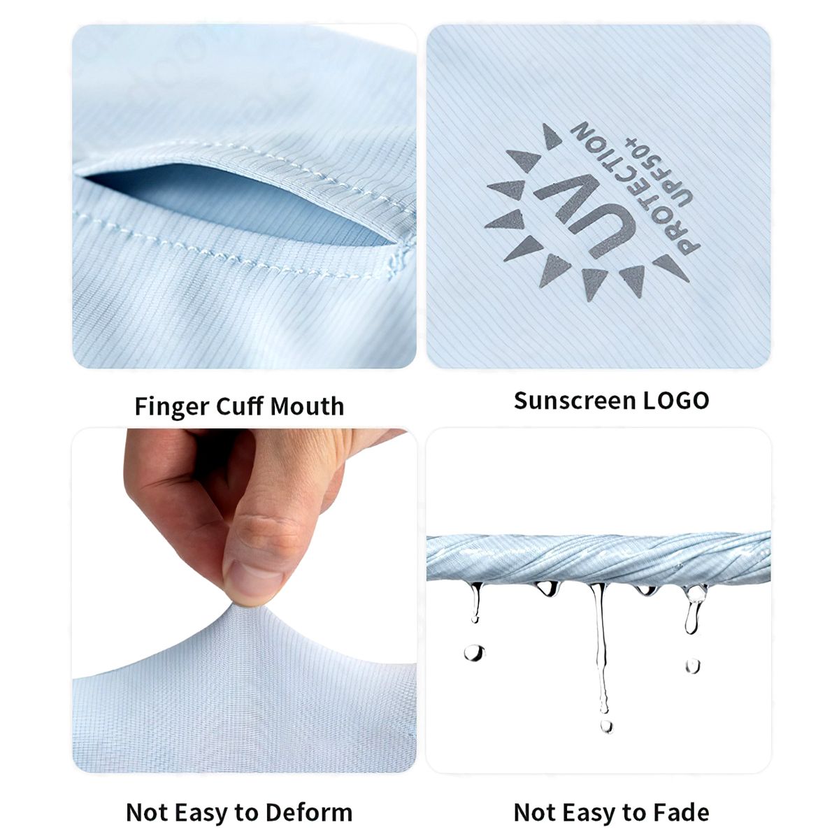  Ống Găng Tay Xỏ Ngón Chống Nóng ( UPF50+ Fingerless sun protection sleeves ) Cắm Trại Naturehike 