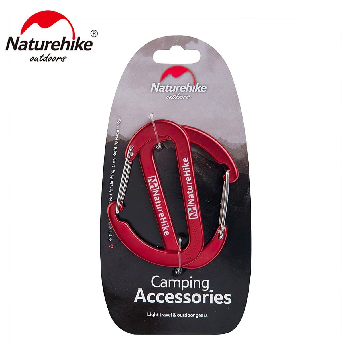  Móc Chìa Khoá Edc Làm Từ Hợp Kim Nhôm Naturehike Panerai 6.5Cm Flat Hang Buckle 