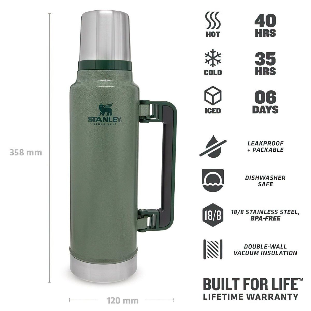  Phích Giữ Nhiệt Stanley Classic Legendary Bottle 1.4 Lít 