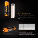  Pin sạc FENIX 18650 dung lượng 2600 mAh ARB-L18-2600 