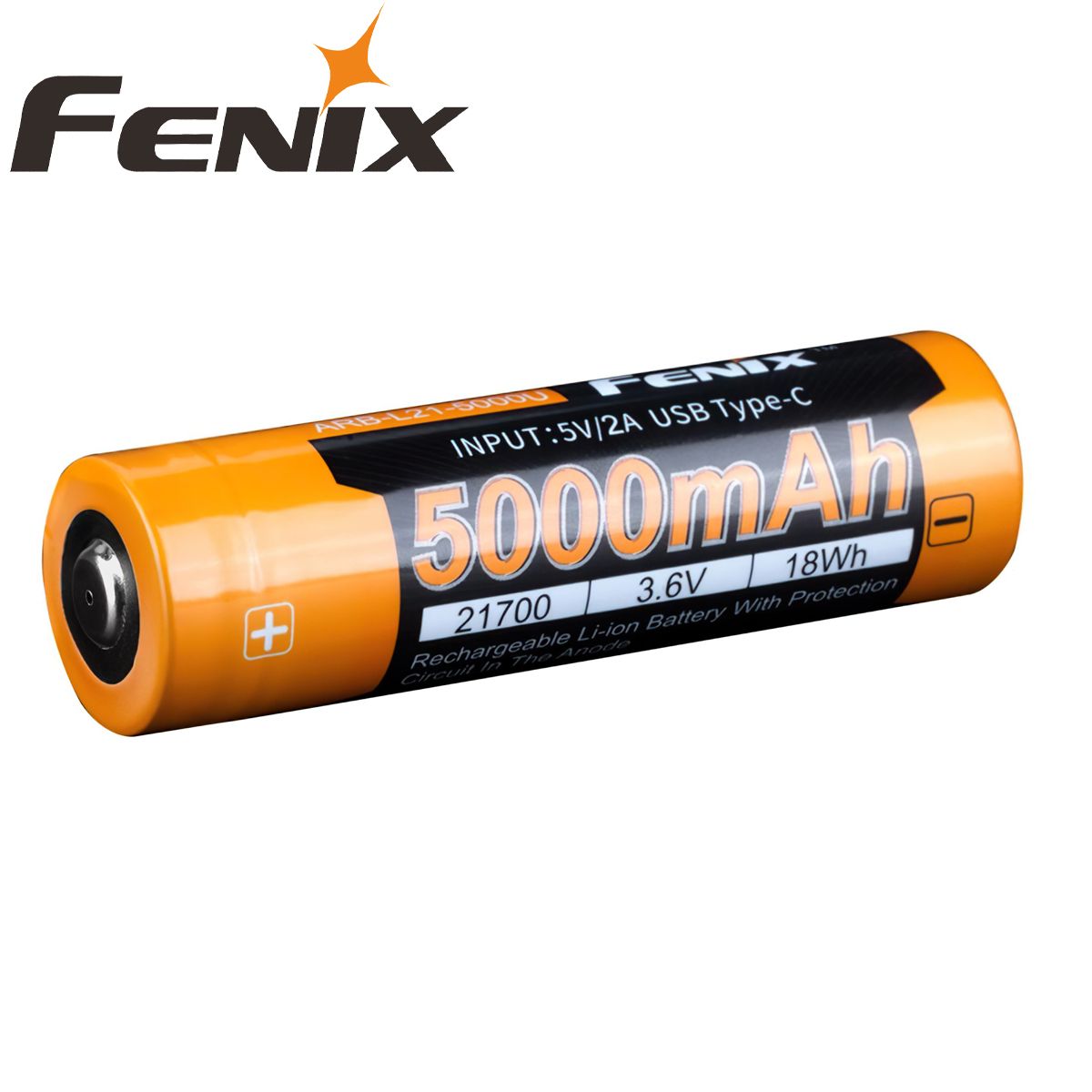  Pin Sạc Fenix 21700 - Arb-L21-5000U Tích Hợp Sạc Usb 